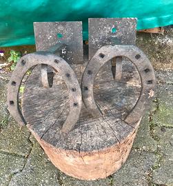 Attaccapanni con ferro da cavallo