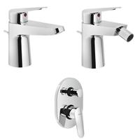 Set miscelatori lavabo bidet doccia Nobili Hof