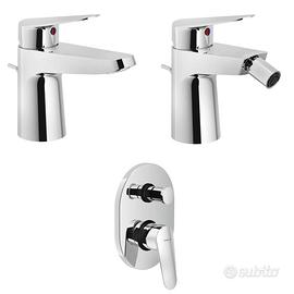 Set miscelatori lavabo bidet doccia Nobili Hof