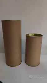 Cilindro in cartone con coperchio 