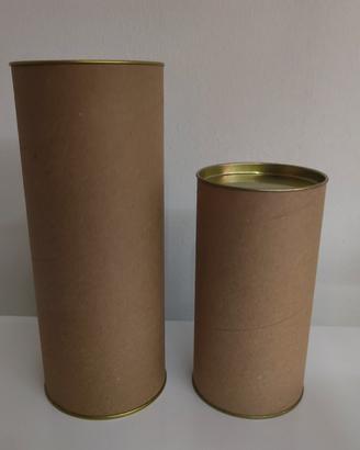 Cilindro in cartone con coperchio 