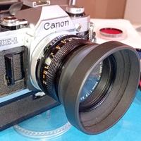 Canon AE 1 con motore