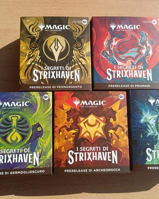 Magic Segreti Strixhaven Set x5 Prerelease PackIT 