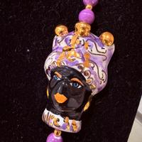 Collana in ceramica Caltagirone