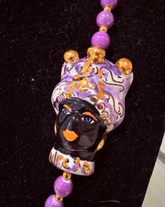 Collana in ceramica Caltagirone