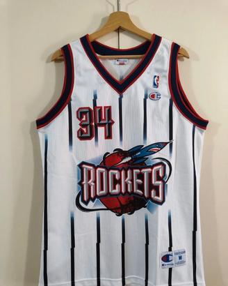 Canotta Champion Rockets Olajuwon Basket NBA