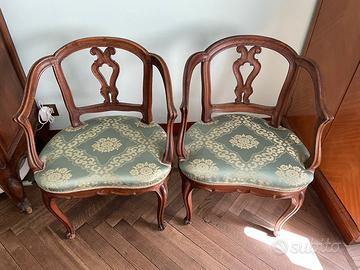 Sedie barocchine vintage