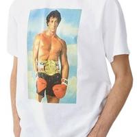 T-shirt di Rocky Balboa foto integrale misura M/L