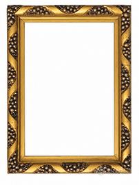 Cornice antica dorata decorata 58x42 cm