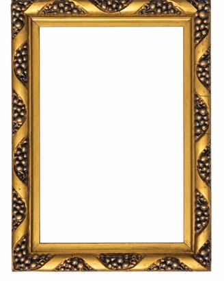 Cornice antica dorata decorata 58x42 cm