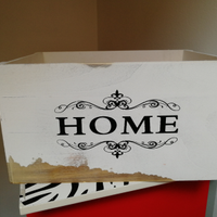 Scatola decorativa in legno