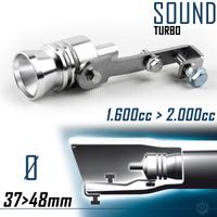 Sound Turbo Marmitta Auto Tuning Ø 37-48mm Fischio