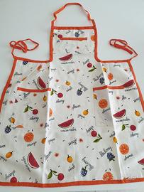 Grembiule da cucina cucito a mano