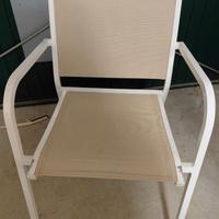 Sedie da giardino alluminio