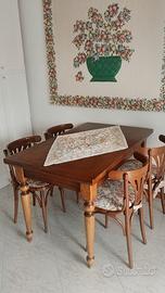 Set Pranzo Classico: Tavolo Allungabile+4 sedie