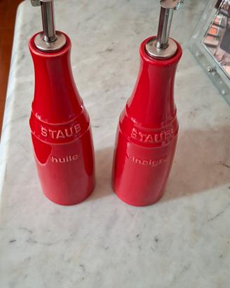 set olio aceto staub in ceramica