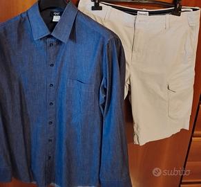 bermuda uomo taglia 56 camicia