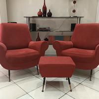 Coppia poltrone anni 50/60