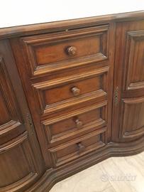 Credenza con cassetti in legno massello 