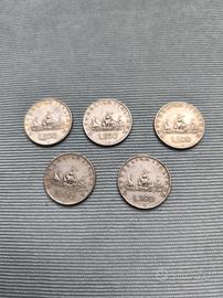 per Massimiliano 5 monete argento 