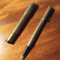 penna stilografica e portamine anni 20 laminati or