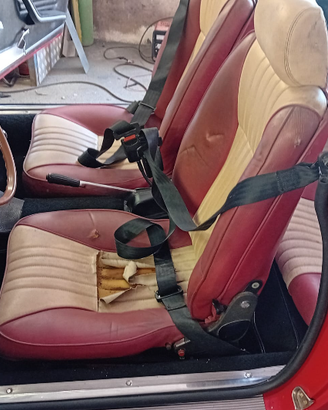 Sedili anteriori e posteriori fiat 124 spider 2 s