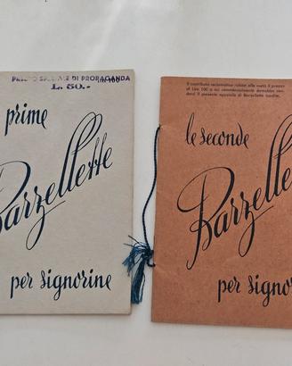 2 Libretti Le Prime/Seconde Barzellette 1951