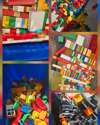 Lego / treno / biglie 