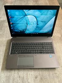 Hp Zbook 15 i7 64 gb 1 Tb ssd Quadro Windows 11