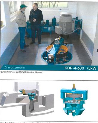 Turbina Kaplan Biregolante