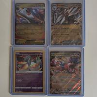 Lotto 4 carte Pokemon rare 
