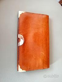 Portafoglio donna vera pelle vintage, anni 60-70