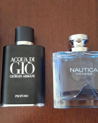 Lotto Acqua di Giò PROFUMO (Raro) + Nautica Voyage