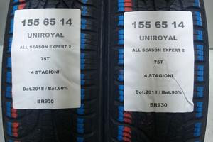 2 GOMME 155 65 14 UNIROYAL BR930