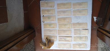 biglietti treno vintage