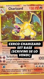 Cerc0 charizard set base ita
