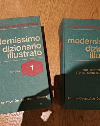 Libri Modernissimo Dizionario Illustrato 1971