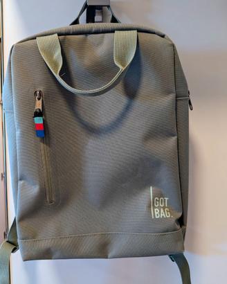 Zaino GOT BAG verde - usato poco