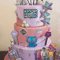 torta k pop demon hunters 