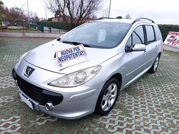 Peugeot 307 1.6 16V Station XS ideale per neopaten