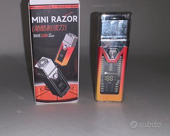 Mini rasoio portadile con led