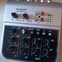 Mixer Neewer NW02-1A + Cavo XLR A-Life