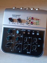 Mixer Neewer NW02-1A + Cavo XLR A-Life