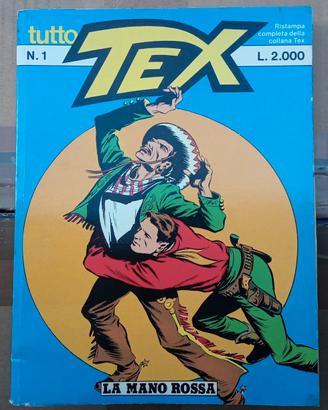Fumetti TUTTO TEX nn. 1/375 a 68 euro (18 cent.)