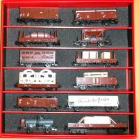 MARKLIN - COLLEZIONE DI 12 CARRI MERCI DB - EP III