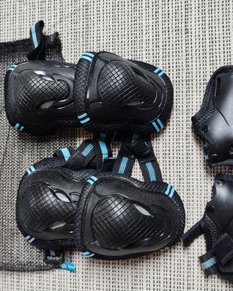 protezioni ginocchia gomiti polsi