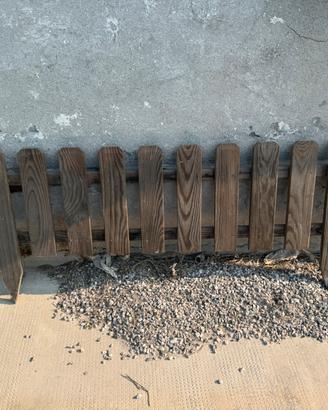 Steccato in legno