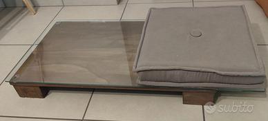 Tavolino basso artigianale