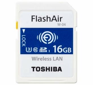 Toshiba FlashAir W-04 16GB Wi-Fi SD Card 