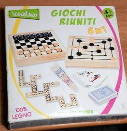 Dama, scacchi, shangai, domino, philos e carte